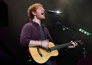 Ed Sheeran Performing at Target Center on September 15, 2014. (Pioneer Press: Holly Peterson)