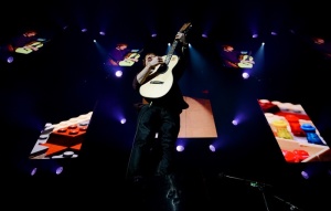 Ed Sheeran Performing at Target Center on September 15, 2014. (Pioneer Press: Holly Peterson)