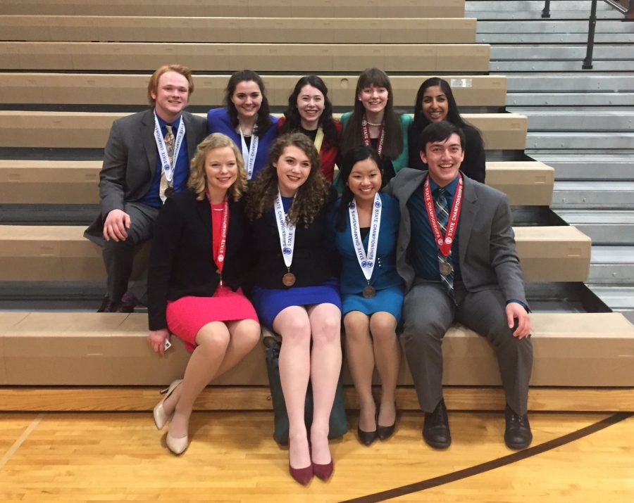 Angela+Hugunin%2C+Emily+Albert-Stauning%2C+Tram+Nguyen%2C+Jonathan+David%2C+Josh+Drucker%2C+Jenna+Herbrand%2C+Brianna+Sexton%2C+Elsie+Goren%2C+and+Atulya+Reddy+were+this+year%27s+state+speech+finalists.+